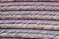 Gallus slide, wing or vane feather